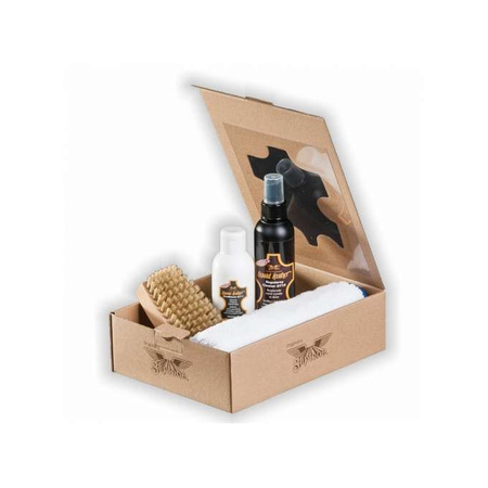 Gliptone - Zestaw do czyszczenia i pielęgnacji ciemnej tapicerki skórzanej GT15 & GT11