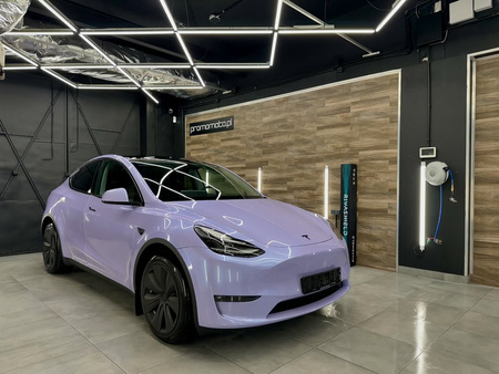 Folia PPF do zmiany koloru auta Rivashield Color Silver Purple Metallic RS083