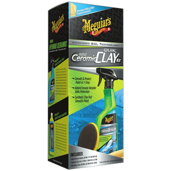 Meguiar's Hybrid Ceramic Quik Clay Kit Zestaw Ceramicznej Ochrony Lakieru Syntetyczna Glinka