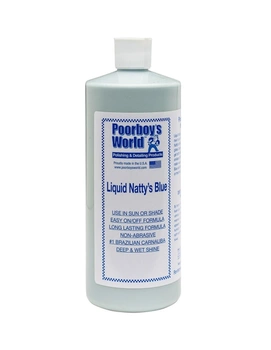 Poorboy's World Liquid Natty's Blue Wax Płynny Wosk Do Ciemnych Lakierów 946 ml