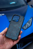 Etui na telefon Kuty Carbon iPhone BLUE