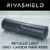 Folia PPF do zmiany koloru auta Rivashield Color Metallic Light Grey Carbon Fiber RS155