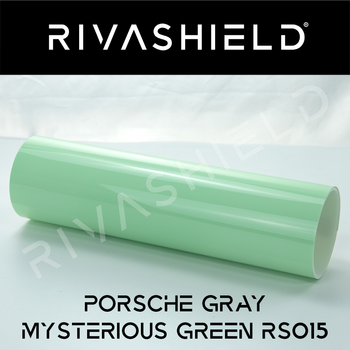 Folia PPF do zmiany koloru auta Rivashield Color Porsche Gray Mysterious Green RS015