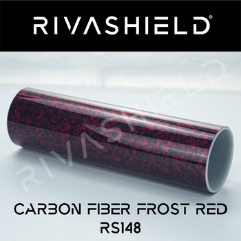 Folia PPF do zmiany koloru auta Rivashield Color Carbon Fiber Frost Red RS148
