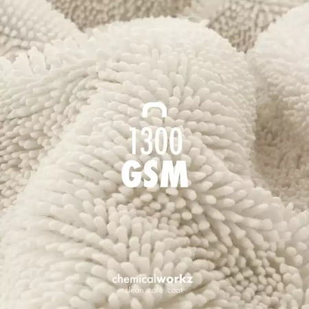 ChemicalWorkz White Shark Twisted Towel Premium 1300gsm, 80x50cm