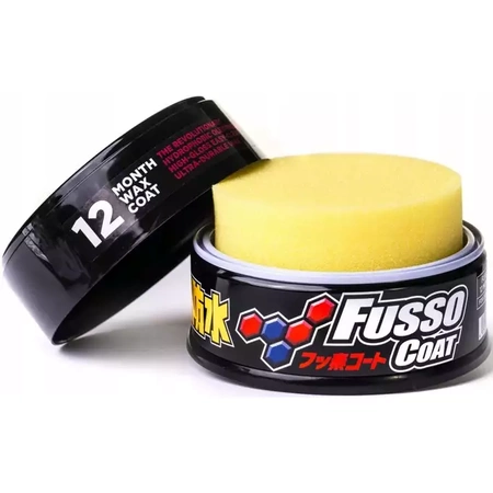 Soft99 New Fusso Coat 12 Months DARK Wax Syntetyczny Wosk O Trwałości Do 12 miesięcy 200g