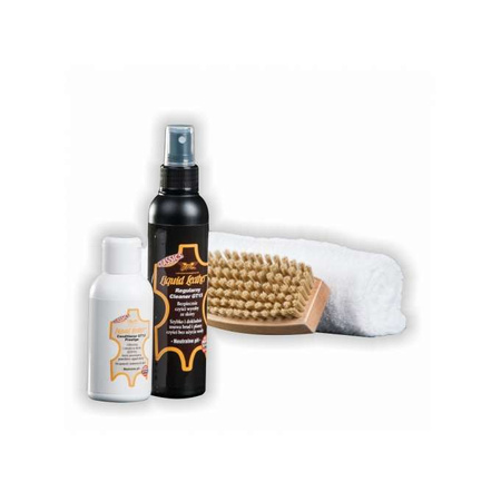 Gliptone - Zestaw do czyszczenia i pielęgnacji jasnej i kolorowej tapicerki skórzanej GT15 & GT13