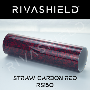 Folia PPF do zmiany koloru auta Rivashield Color Straw Carbon Red RS150