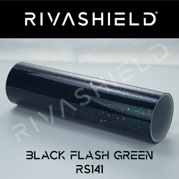 Folia PPF do zmiany koloru auta Rivashield Color Black Flash Green RS141