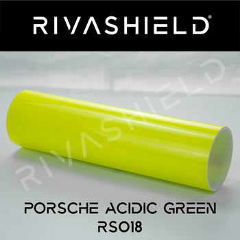 Folia PPF do zmiany koloru auta Rivashield Color Porsche Acidic Green RS018