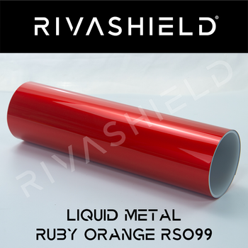 Folia PPF do zmiany koloru auta Rivashield Color Liquid Metal Ruby Orange RS099