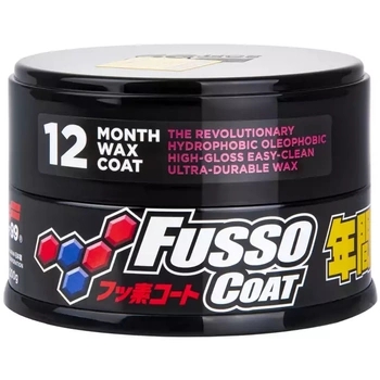Soft99 New Fusso Coat 12 Months DARK Wax Syntetyczny Wosk O Trwałości Do 12 miesięcy 200g