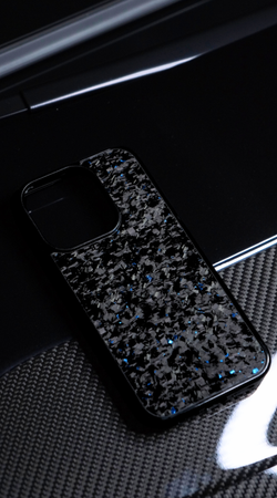 Etui na telefon Kuty Carbon iPhone BLUE