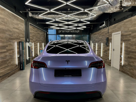 Folia PPF do zmiany koloru auta Rivashield Color Silver Purple Metallic RS083