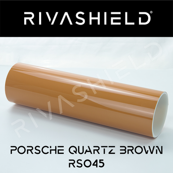 Folia PPF do zmiany koloru auta Rivashield Color Porsche Quartz Brown RS045