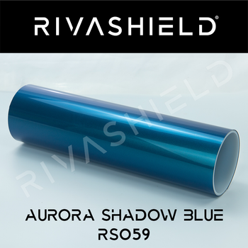 Folia PPF do zmiany koloru auta Rivashield Color Aurora Shadow Blue RS059
