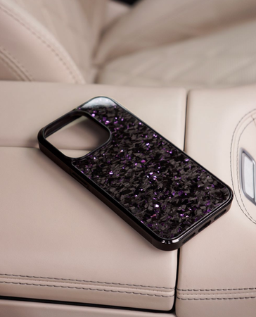 Etui na telefon Kuty Carbon iPhone PURPLE