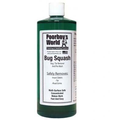 Poorboy’s World Bug Squash Środek Do Usuwania Zanieczyszczeń Organicznych W Tym Owadów 946ml