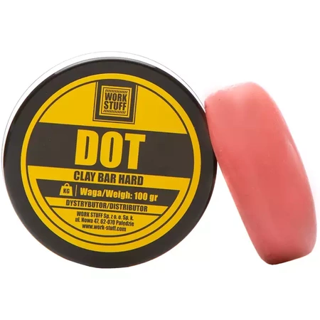 Work Stuff Dot Clay Bar Hard Twarda Glinka Do Oczyszczania Lakieru 200g