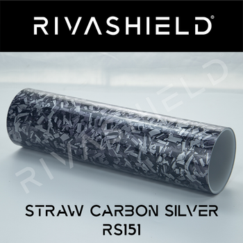 Folia PPF do zmiany koloru auta Rivashield Color Straw Carbon Silver RS151