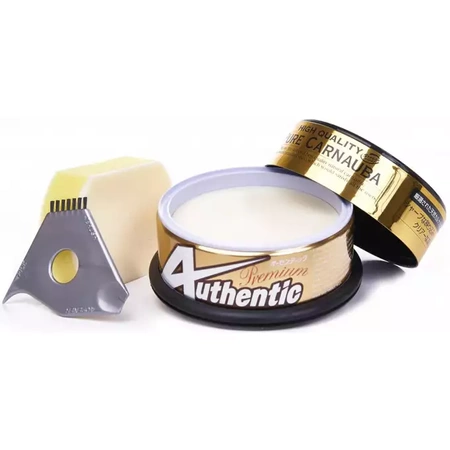 SOFT99 Authentic Premium Twardy Wosk Premium Z Dużą Zawartością Carnauby 200g