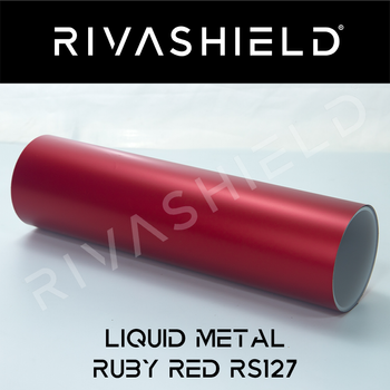 Folia PPF do zmiany koloru auta Rivashield Color Matte Liquid Metal Ruby Red RS127