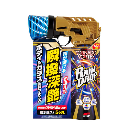 Soft99 Rain Drop Tornado Vortex 300ml - szybka w aplikacji powłoka ochronna
