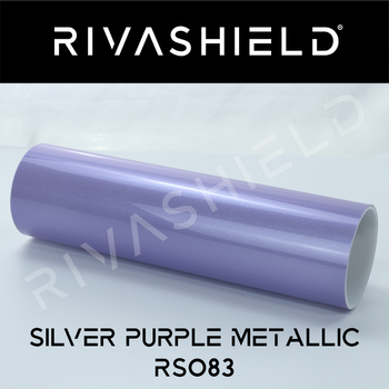 Folia PPF do zmiany koloru auta Rivashield Color Silver Purple Metallic RS083
