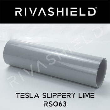Folia PPF do zmiany koloru auta Rivashield Color Tesla Slippery Lime RS063