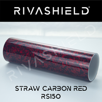 Folia PPF do zmiany koloru auta Rivashield Color Straw Carbon Red RS150