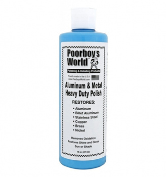 POORBOY'S WORLD HD Aluminum & Metal Polish Pasta Polerska Do Metalu Stworzona Do Ciężkich Zadań 473ml