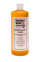 Poorboy’s World Super Slick & Wax Skoncentrowany Szampon Samochodowy O Neutralnym pH z Dodatkiem Wosku 946ml