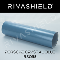 Folia PPF do zmiany koloru auta Rivashield Color Porsche Crystal Blue RS058